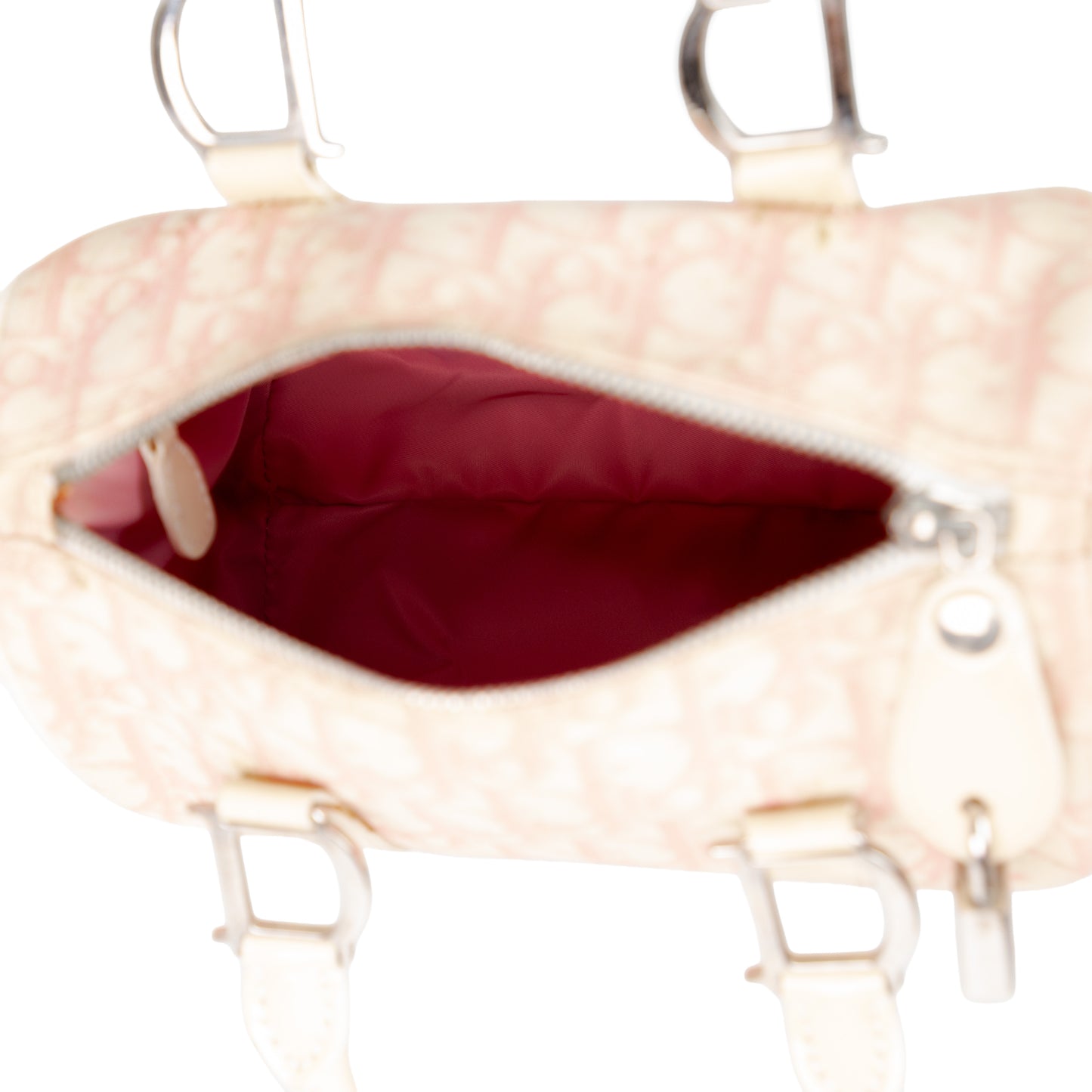 DIOR x John Galliano pink trotter Boston bag