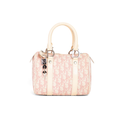 DIOR x John Galliano pink trotter Boston bag