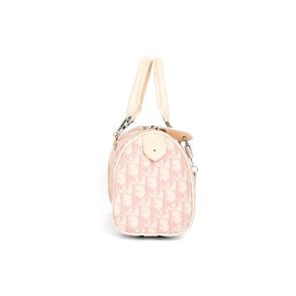 DIOR x John Galliano pink trotter Boston bag