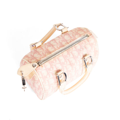 DIOR x John Galliano pink trotter Boston bag