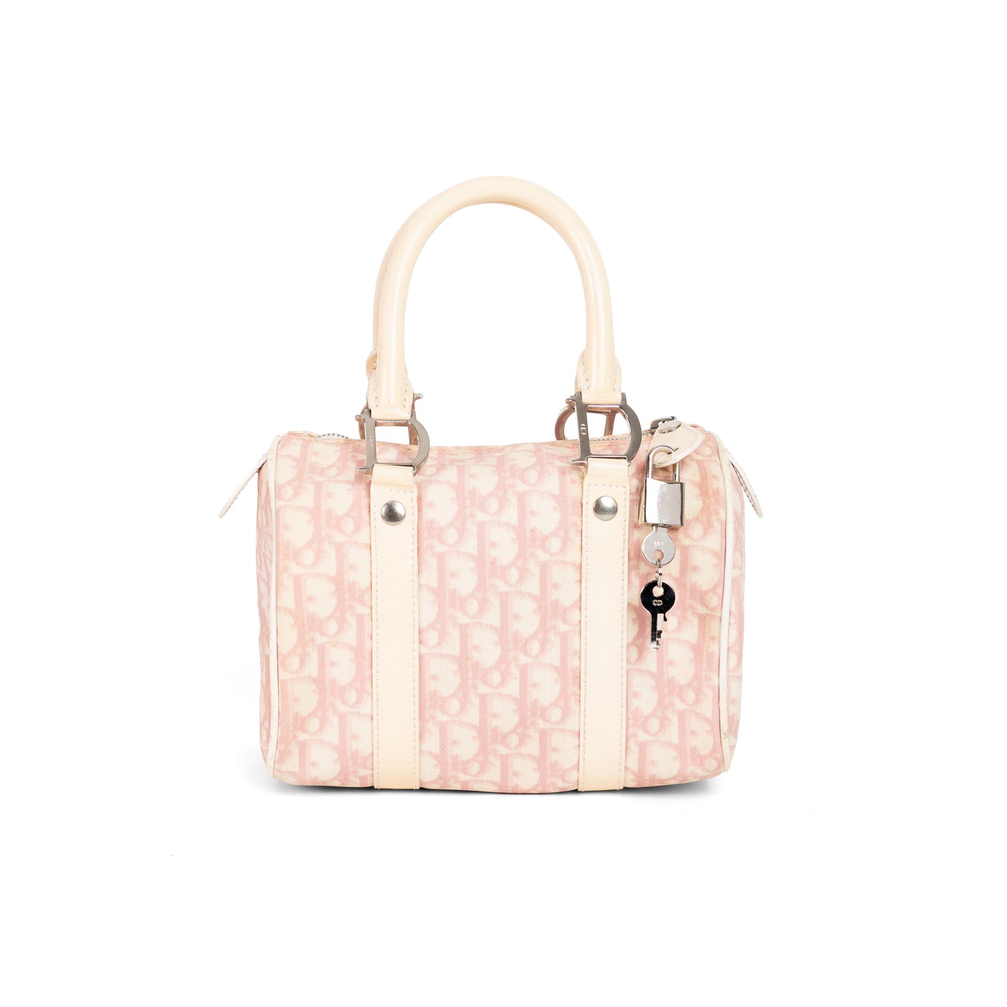 DIOR x John Galliano pink trotter Boston bag