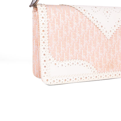 DIOR pink monogram d’trick hand bag