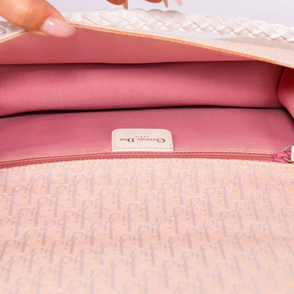 DIOR pink monogram d’trick hand bag