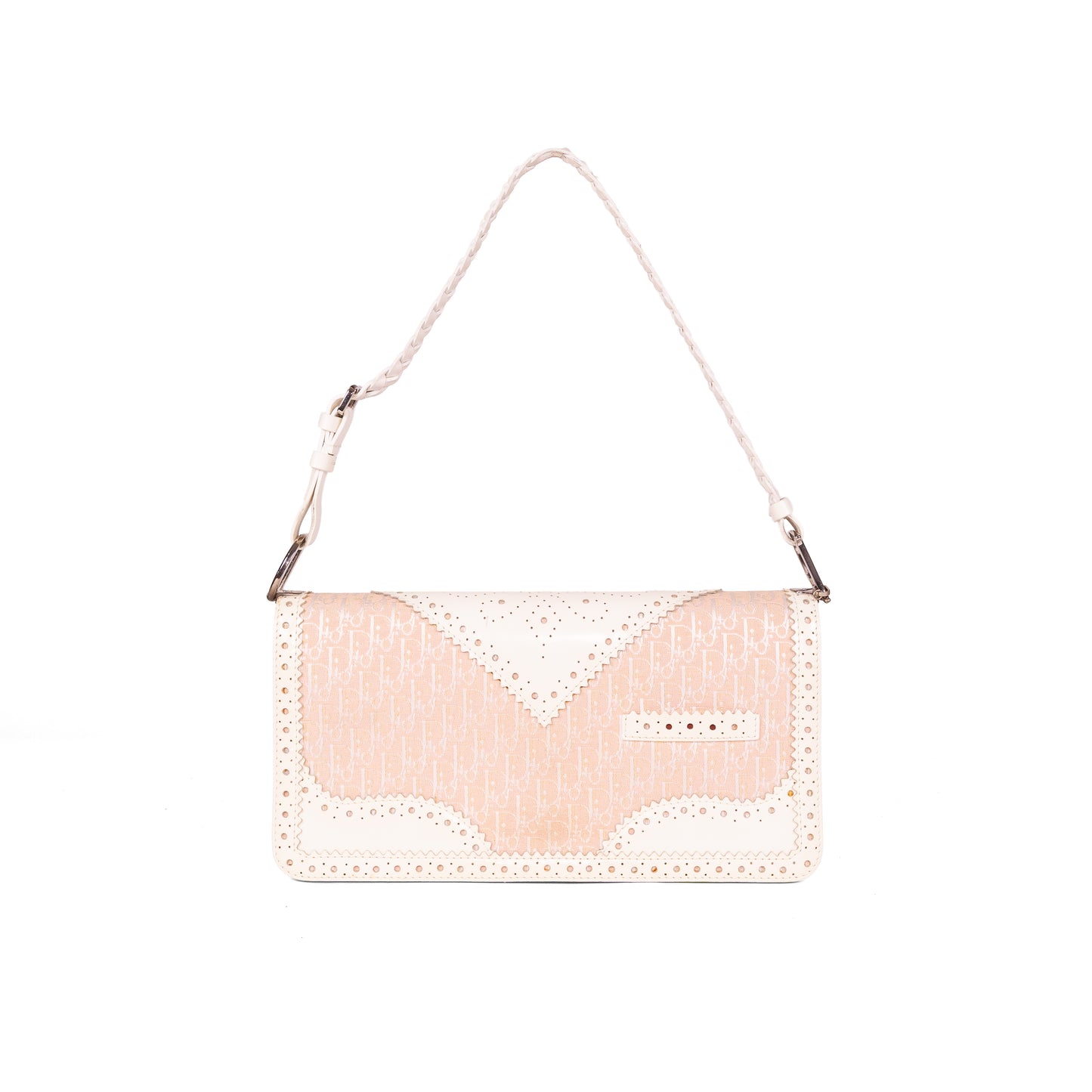 DIOR pink monogram d’trick hand bag
