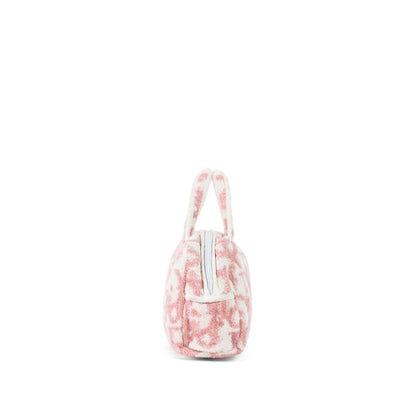 DIOR pink trotter terry cloth bag