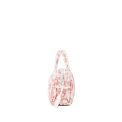 DIOR pink trotter terry cloth bag