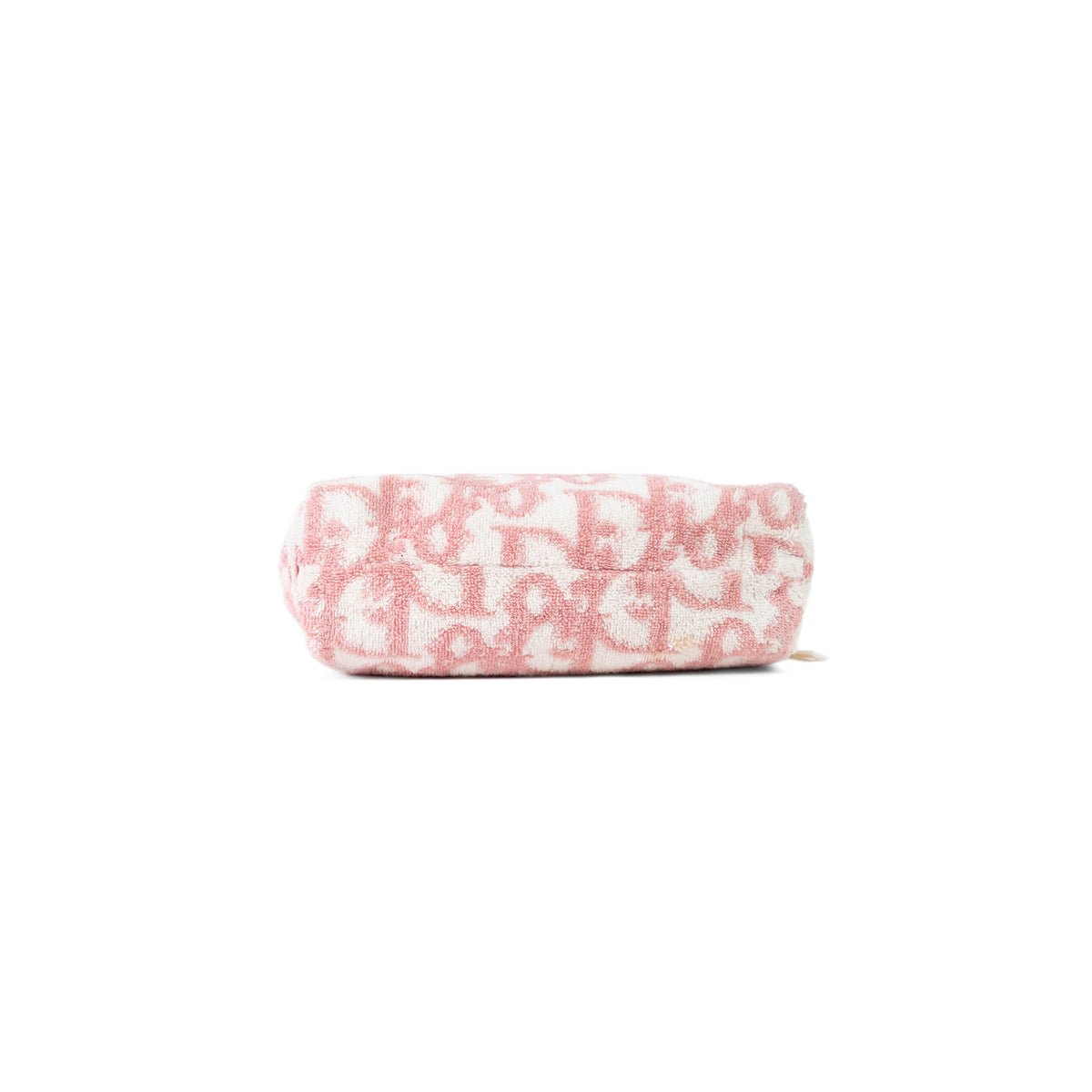 DIOR pink trotter terry cloth bag