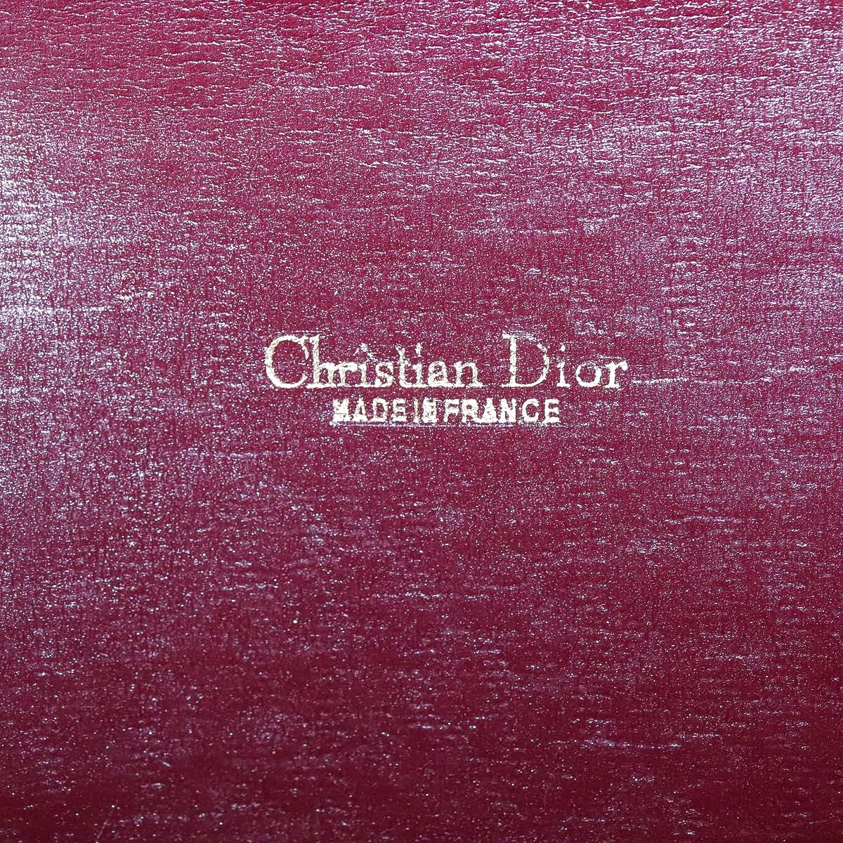 DIOR red monogram trotter handbag