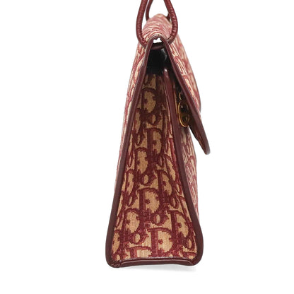 DIOR red monogram trotter handbag