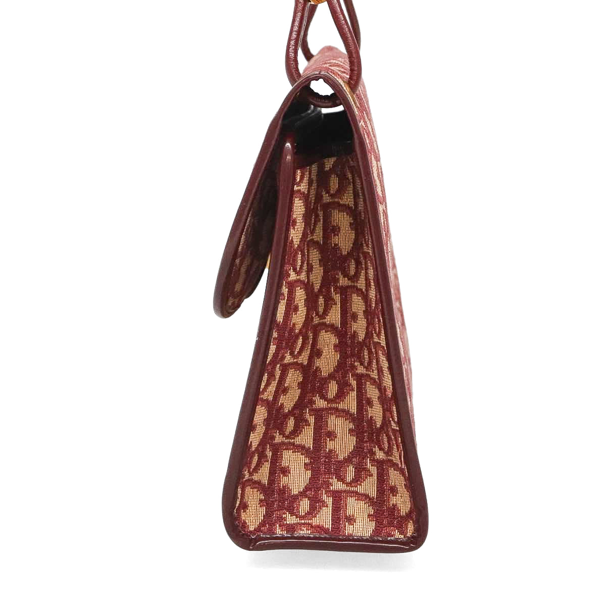 DIOR red monogram trotter handbag