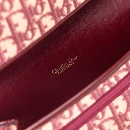 DIOR red monogram trotter handbag