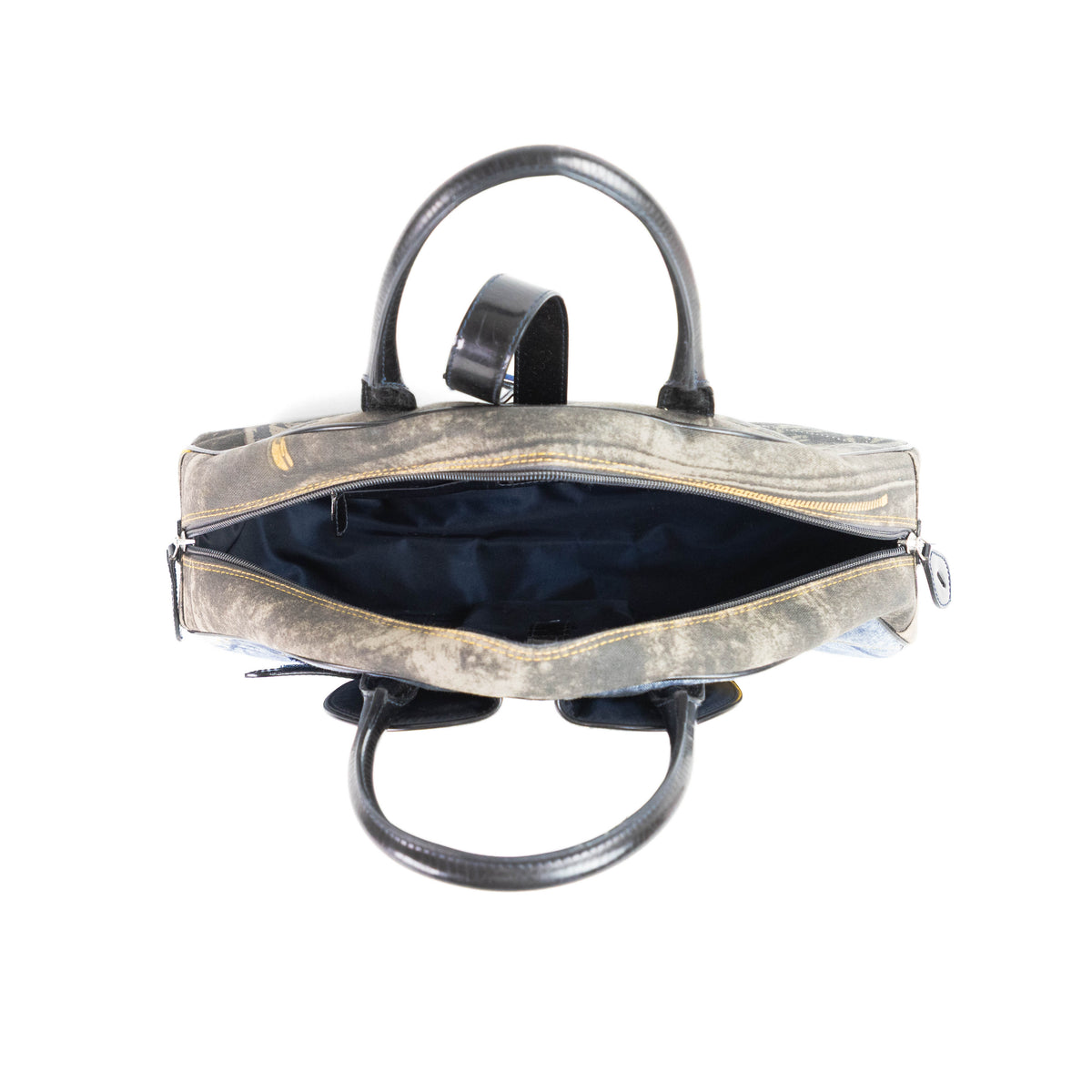 DIOR denim “Miss Diorella” speedway saddle bowler bag