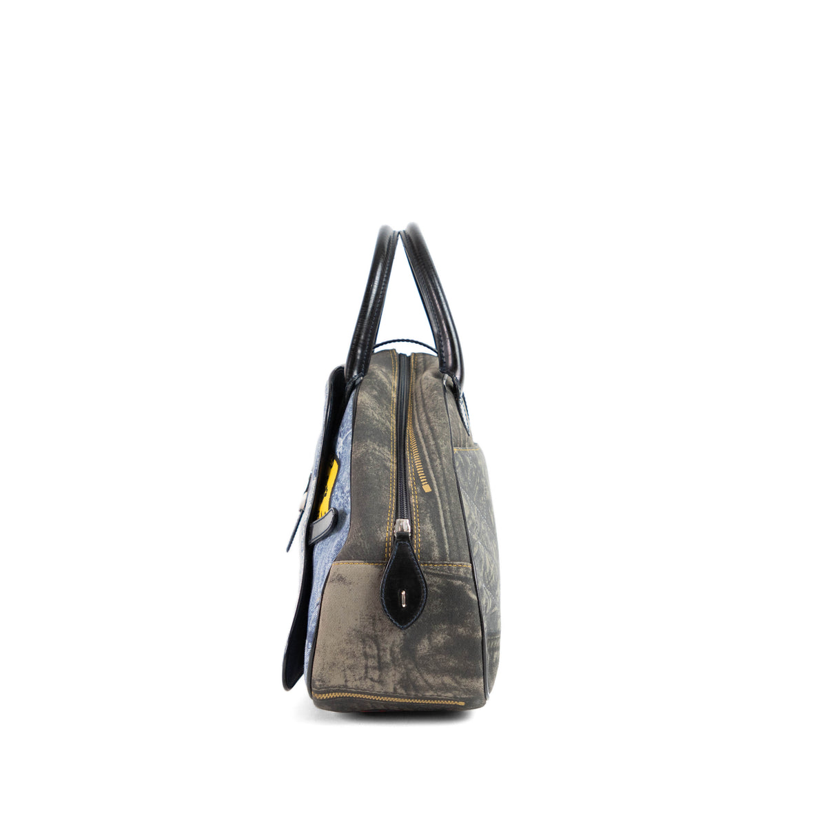 DIOR denim “Miss Diorella” speedway saddle bowler bag