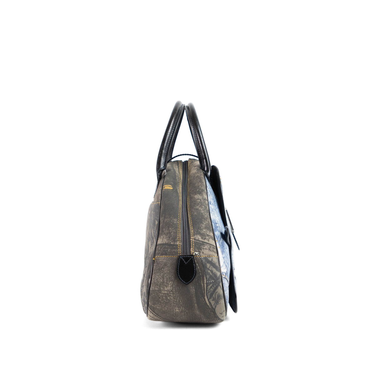 DIOR denim “Miss Diorella” speedway saddle bowler bag
