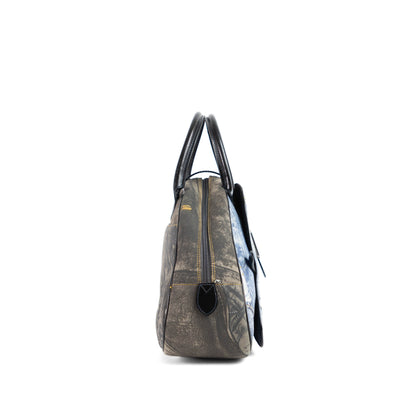 DIOR denim “Miss Diorella” speedway saddle bowler bag