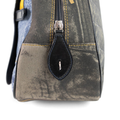 DIOR denim “Miss Diorella” speedway saddle bowler bag