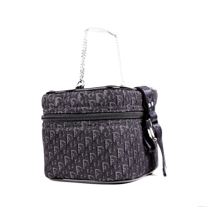 DIOR black monogram vanity box