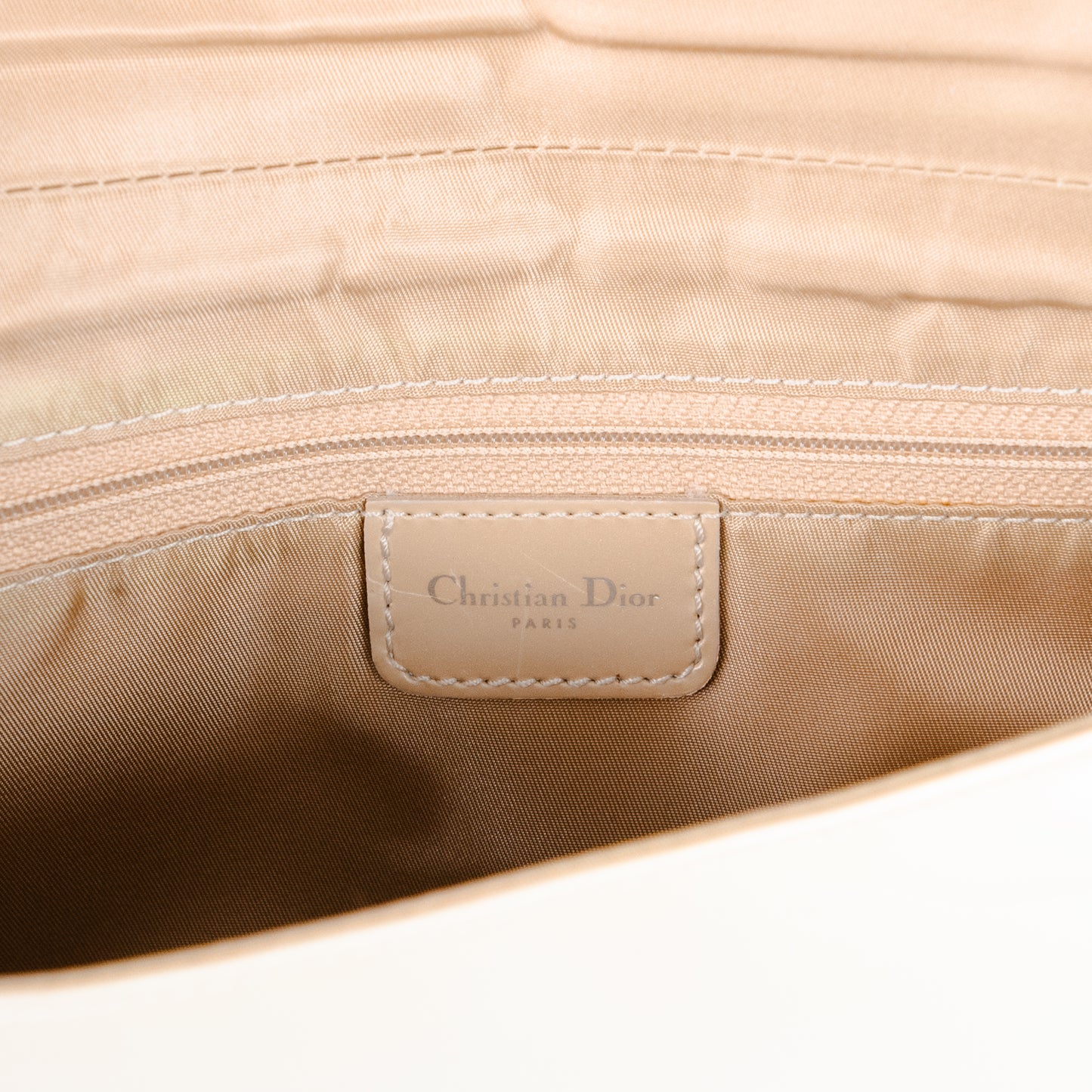 DIOR cream pearl malice bag