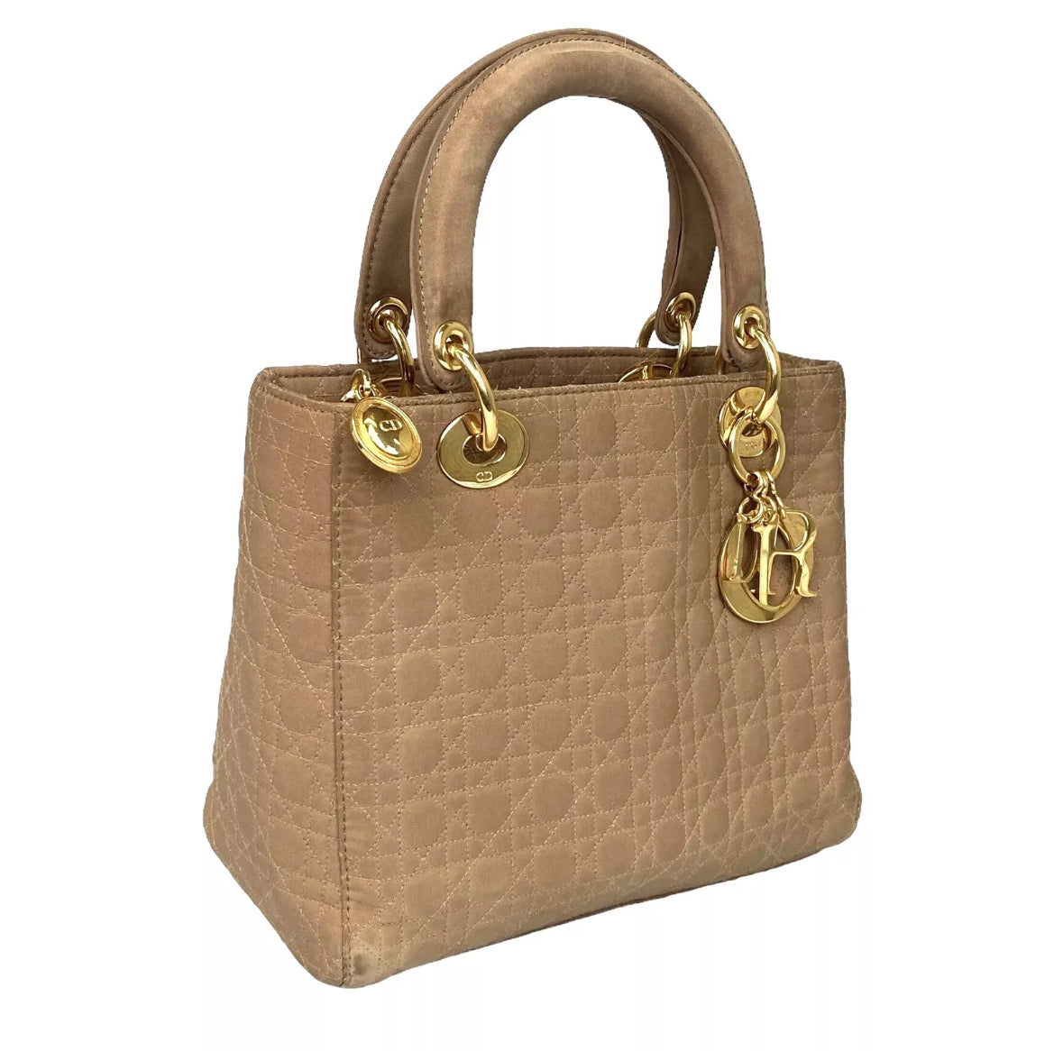 DIOR lady Dior canvas handbag