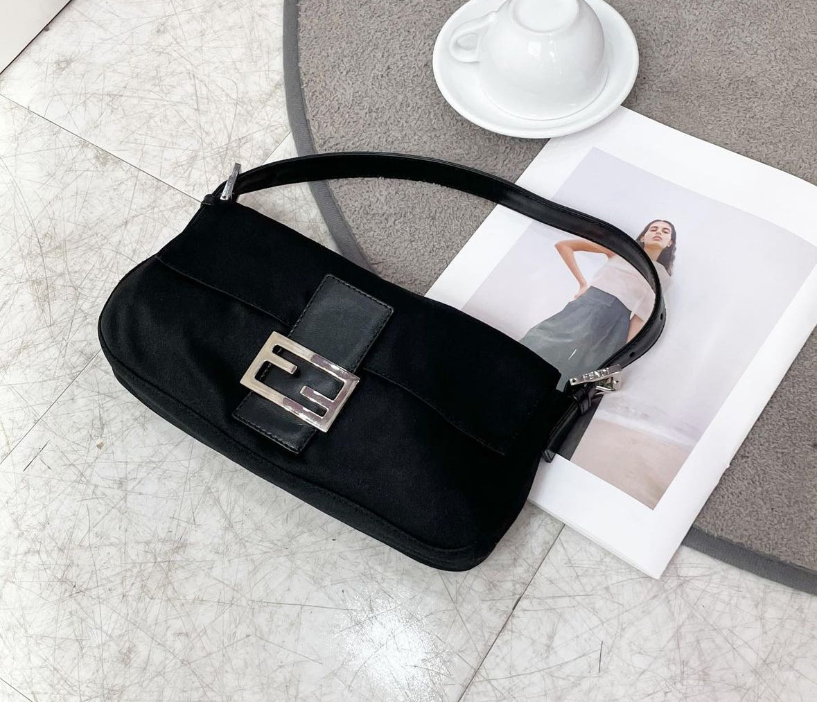 FENDI neoprene baguette