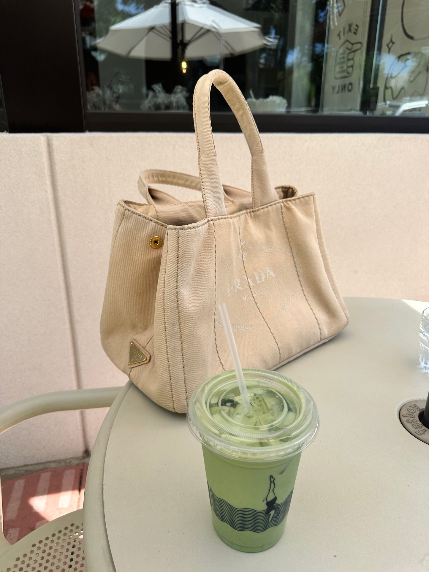 PRADA canapa tote