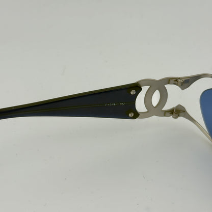 CHANEL CC blue chrome sunglasses 4023