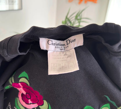 DIOR crystal “J’adore Dior” floral T-shirt