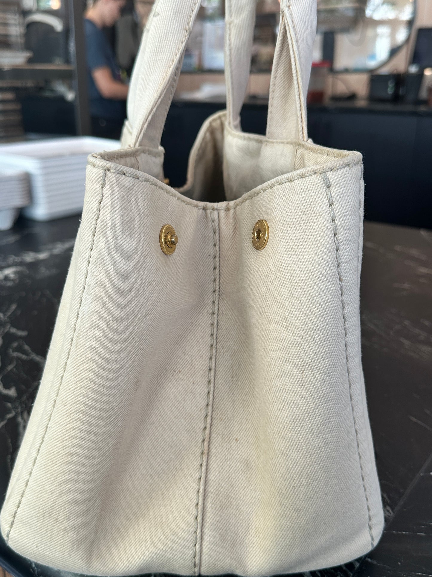 PRADA canapa tote