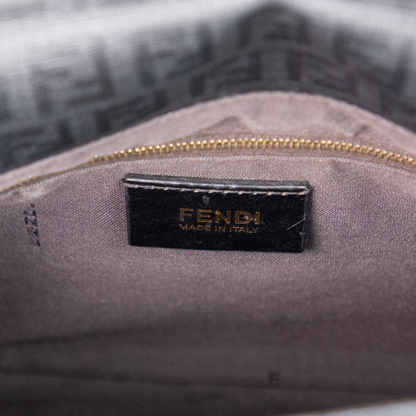 FENDI monogram canvas mamma baguette
