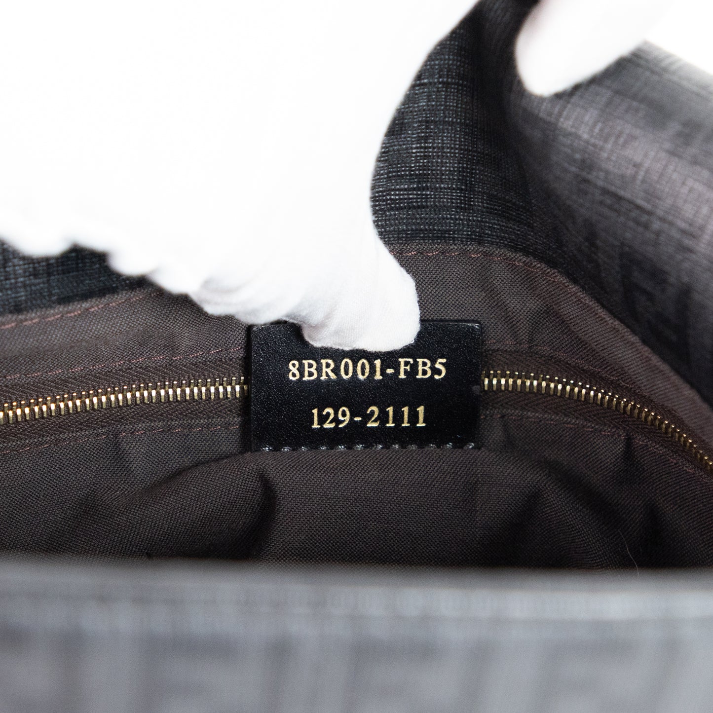 FENDI monogram canvas mamma baguette