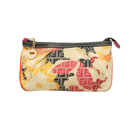 FENDI floral zucca pochette