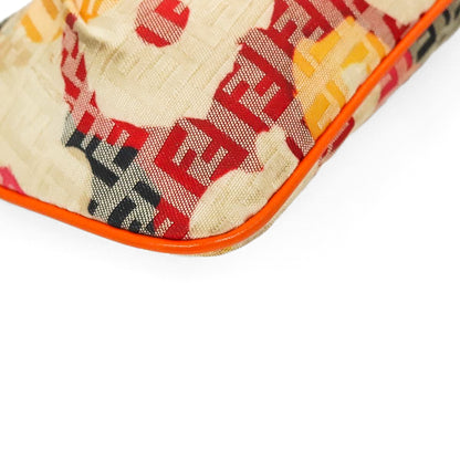 FENDI floral zucca pochette