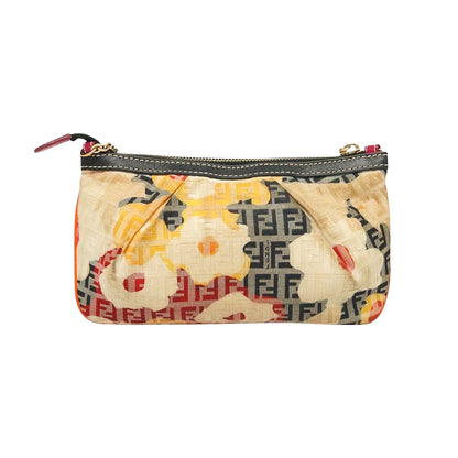 FENDI floral zucca pochette