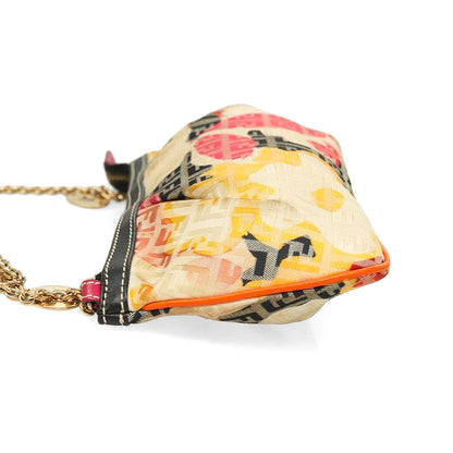 FENDI floral zucca pochette
