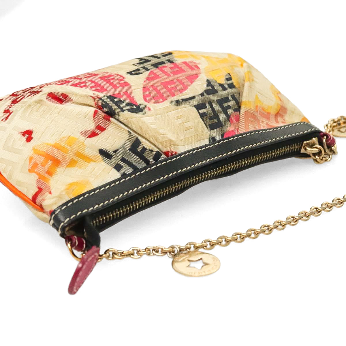 FENDI floral zucca pochette