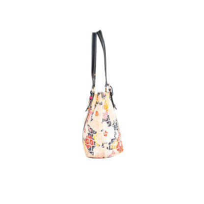 FENDI monogram floral forever tote bag
