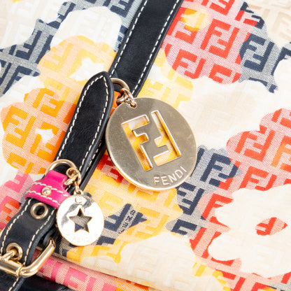 FENDI monogram floral forever tote bag