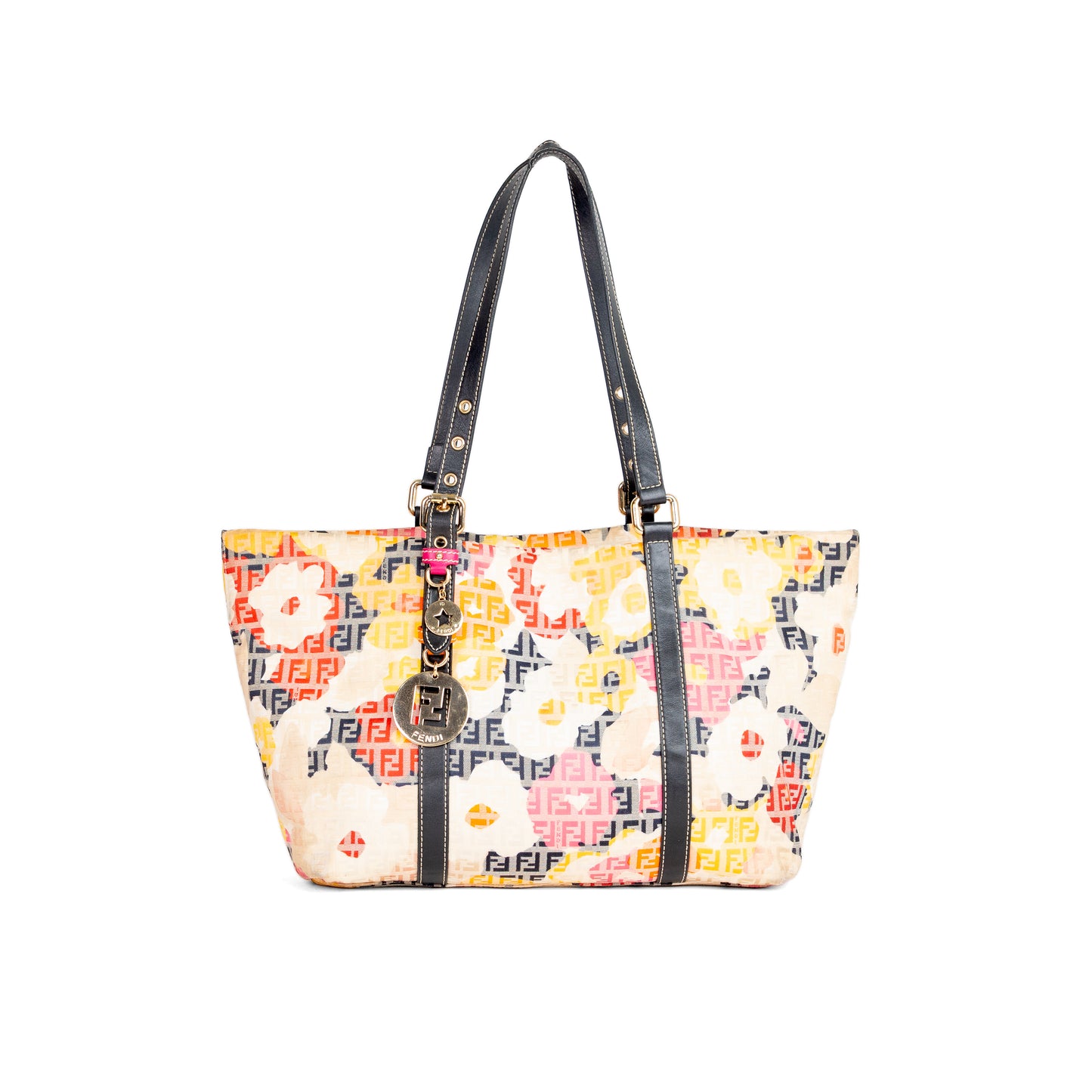 FENDI monogram floral forever tote bag