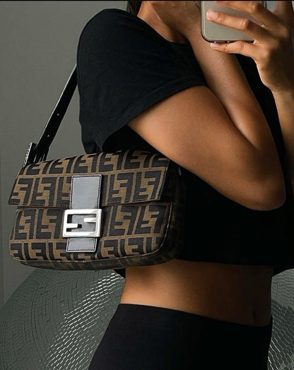 FENDI classic zucca baguette