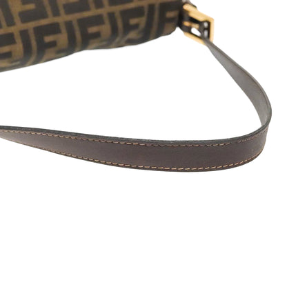 FENDI zucca flap mamma baguette with gold hardware