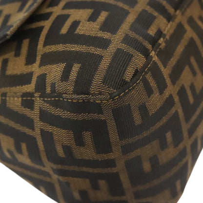 FENDI zucca flap mamma baguette with gold hardware