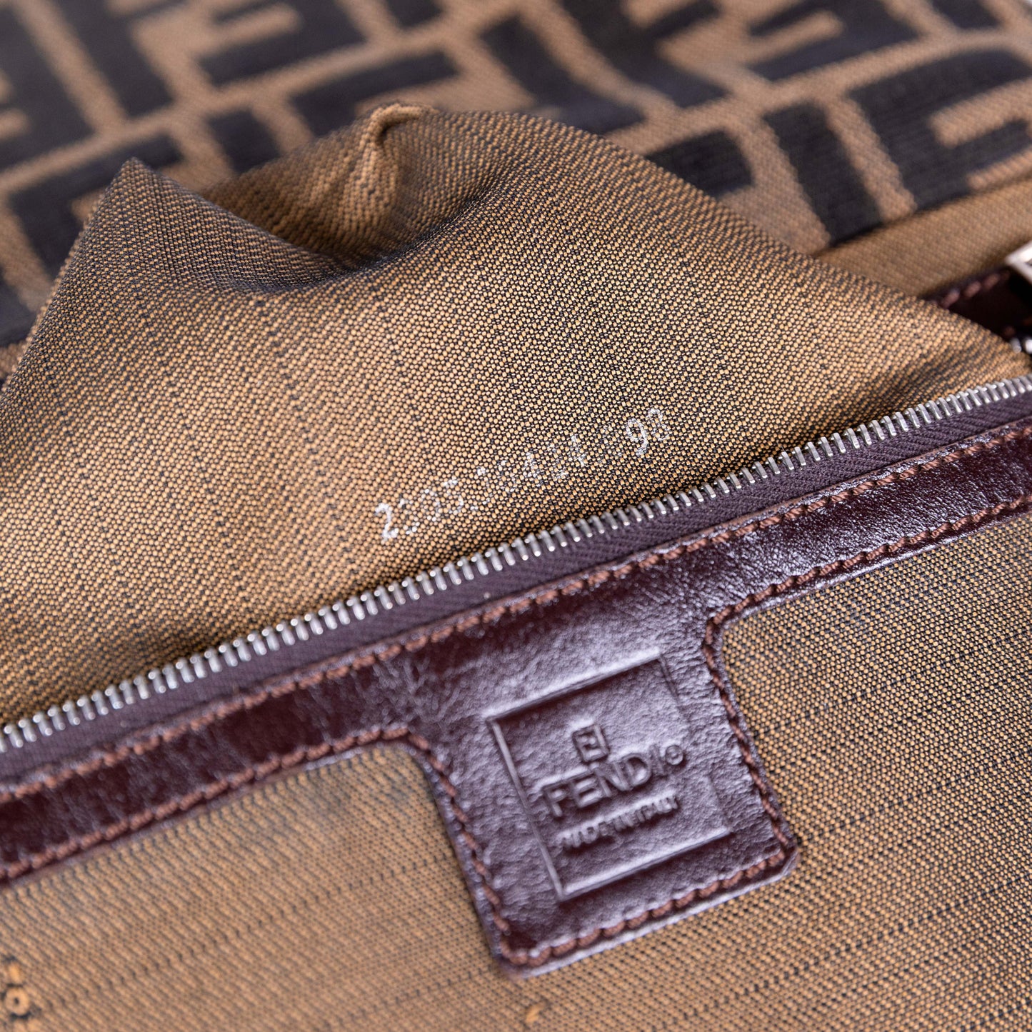 FENDI classic zucca baguette