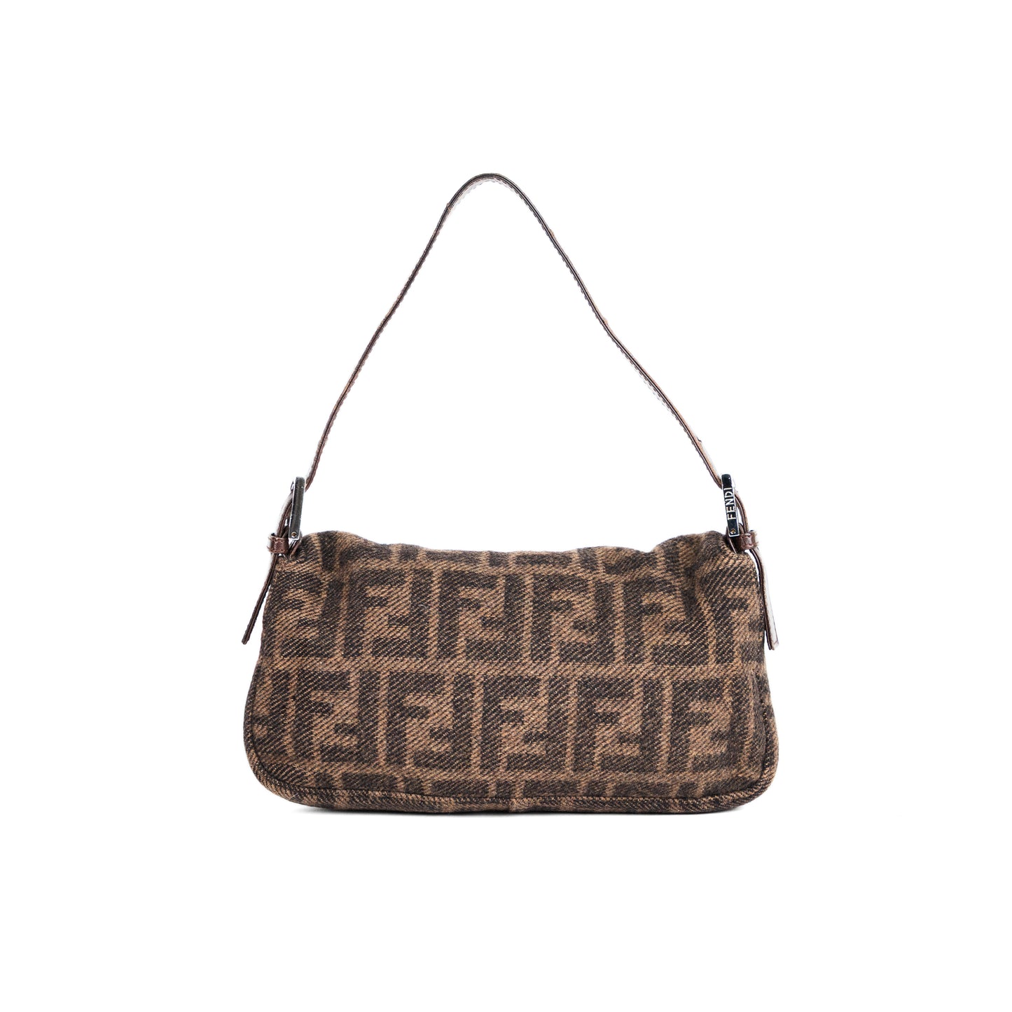 FENDI wool classic zucca baguette