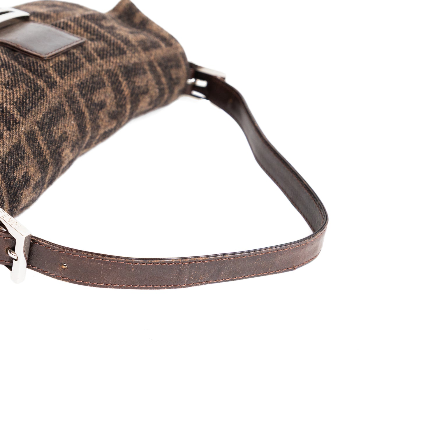 FENDI wool classic zucca baguette