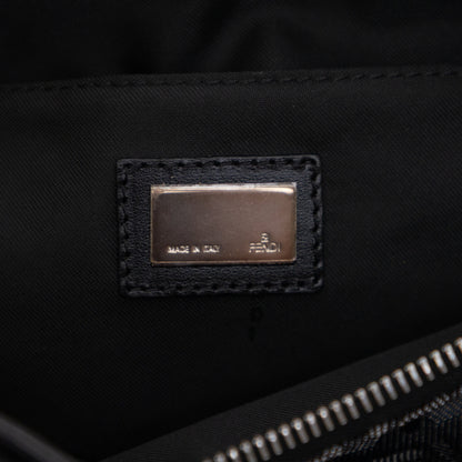 FENDI black zucchino pochette