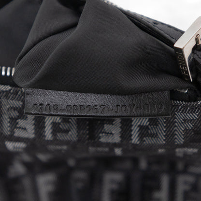FENDI black zucchino pochette