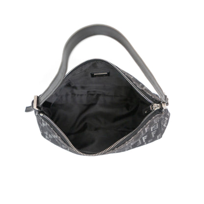 FENDI black zucchino pochette