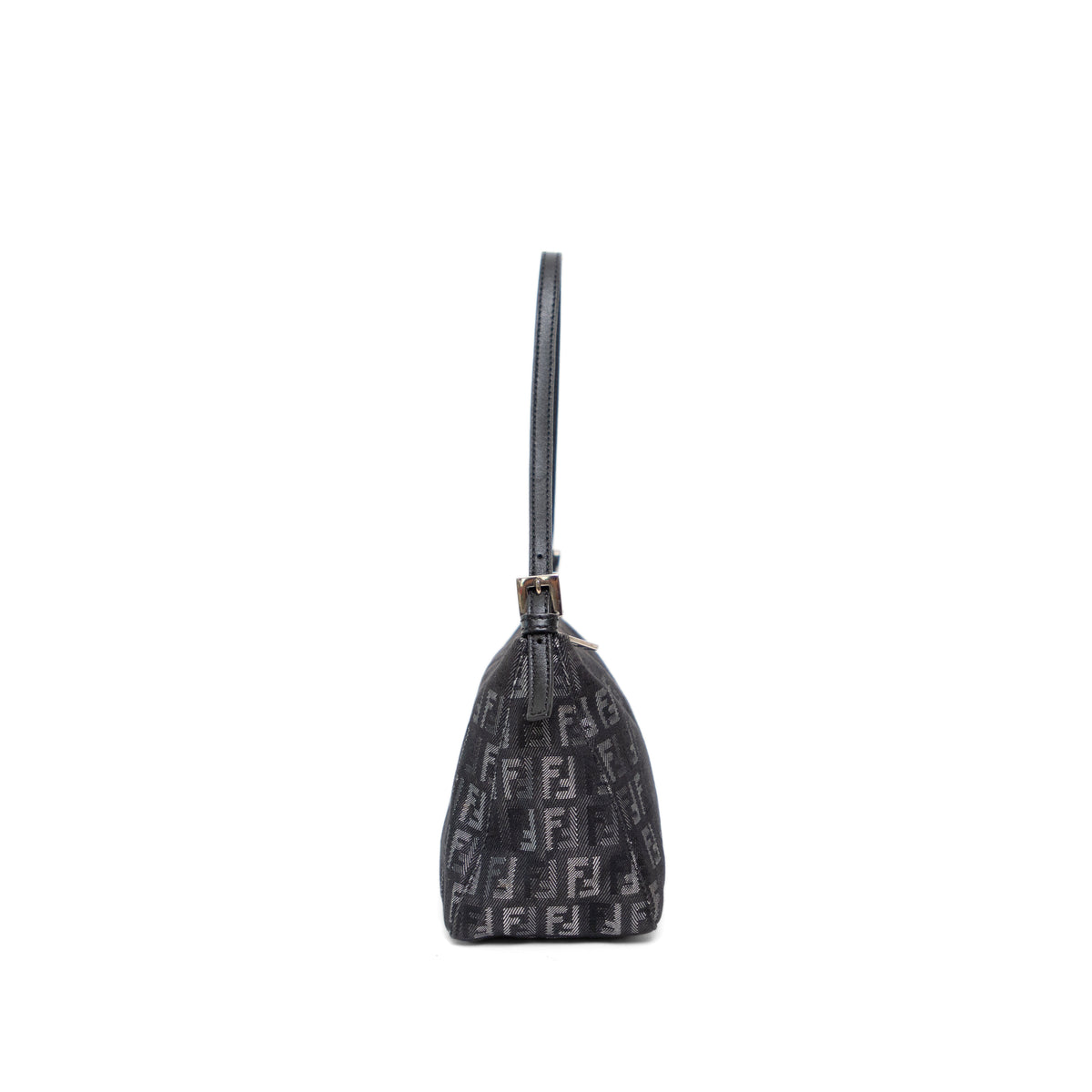 FENDI black zucchino pochette
