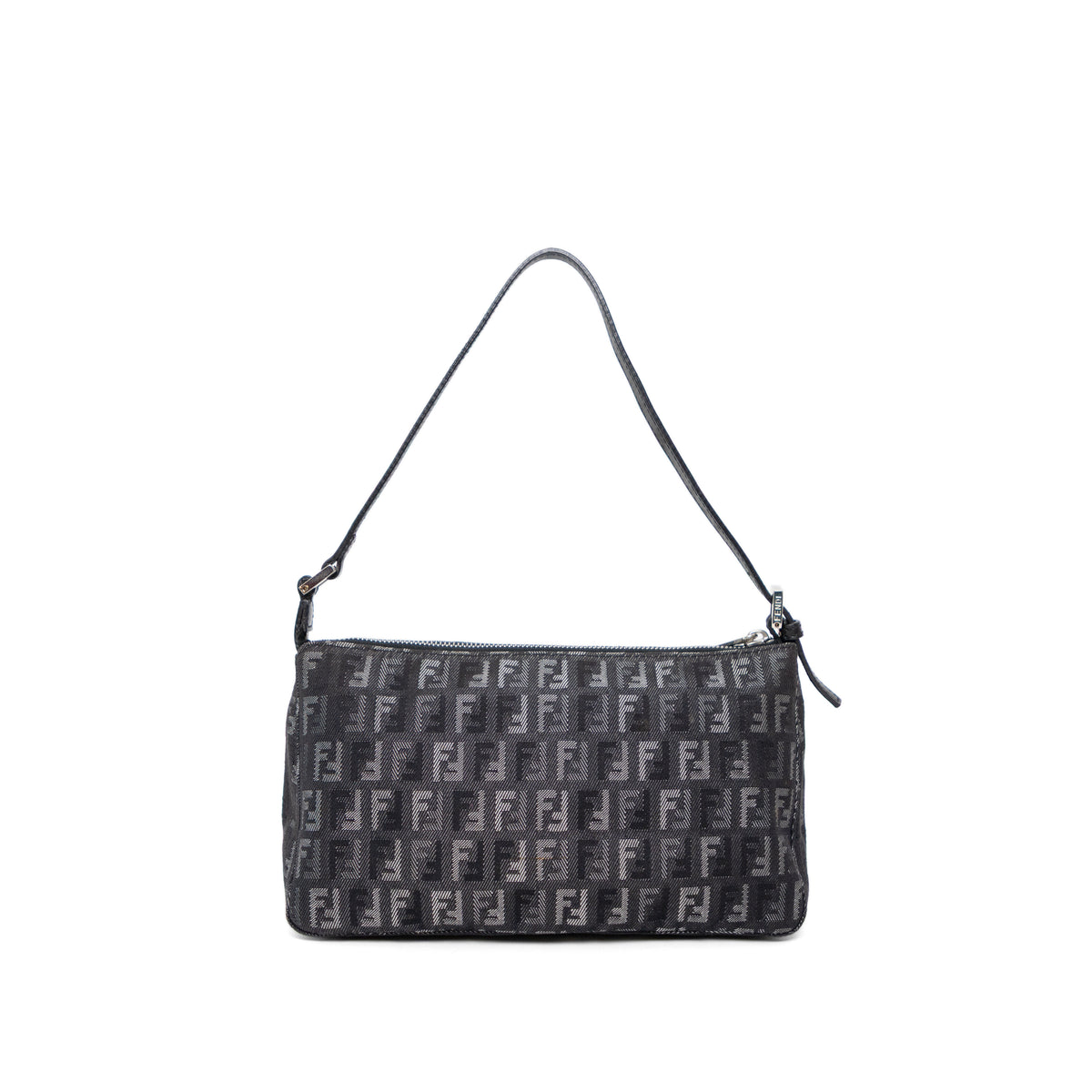 FENDI black zucchino pochette