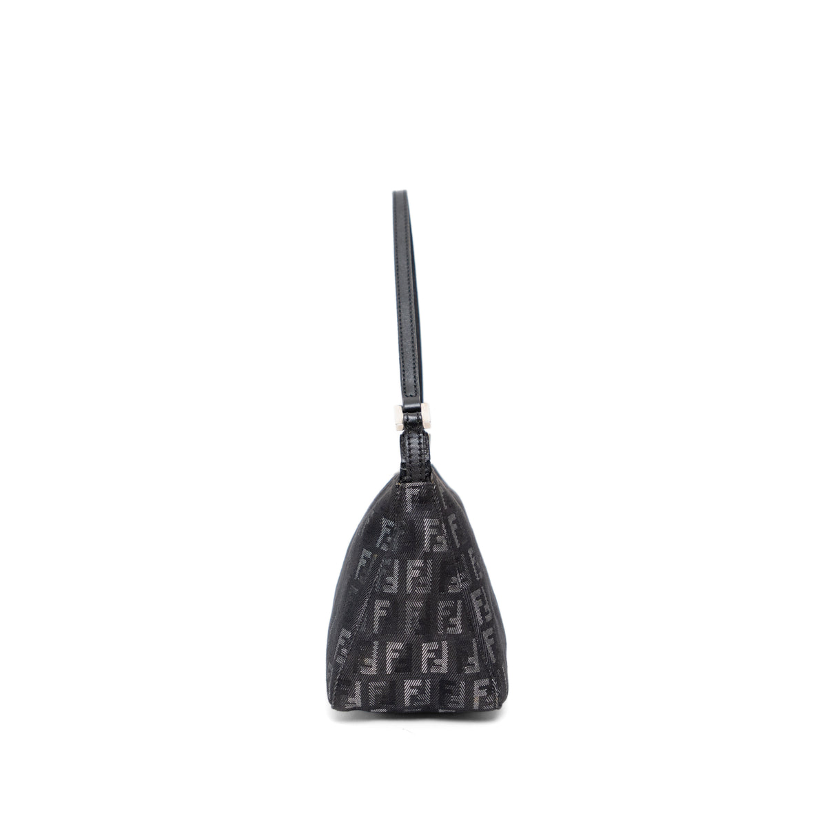 FENDI black zucchino pochette